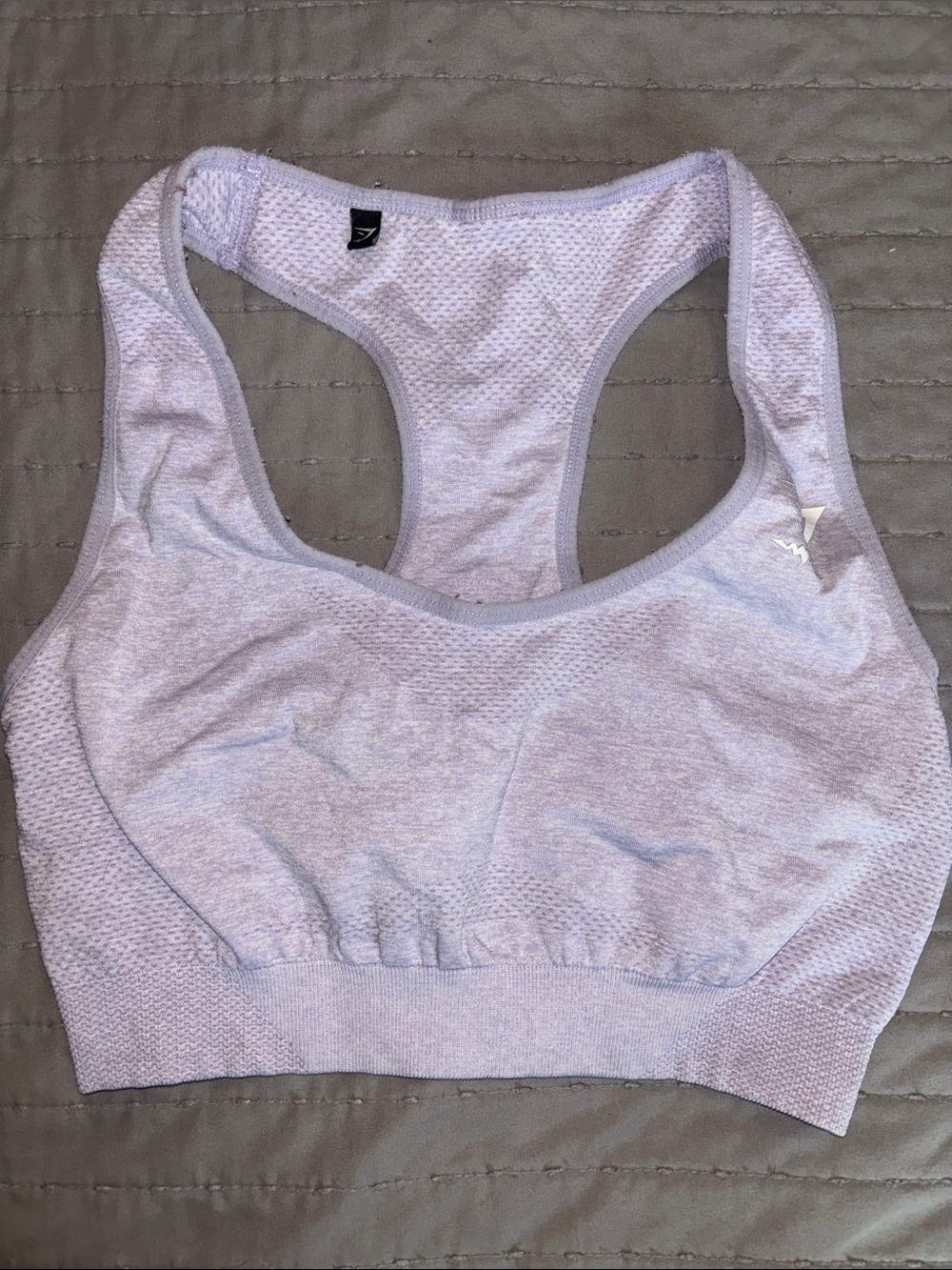 Gymshark Lavender Seamless Racerback Sports Bra